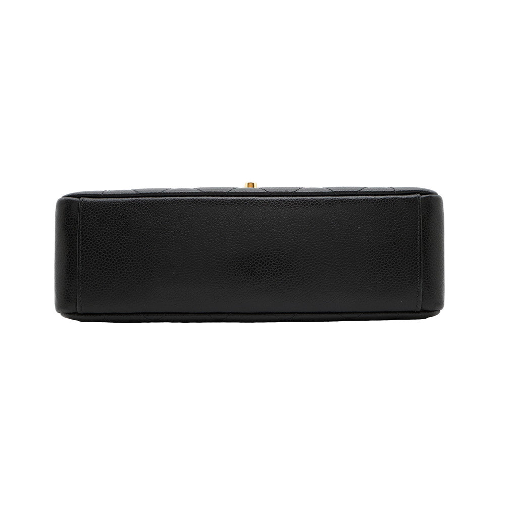 CHANEL Diana ChainShoulder Bag BlackA01165 Caviar Leather Size 25