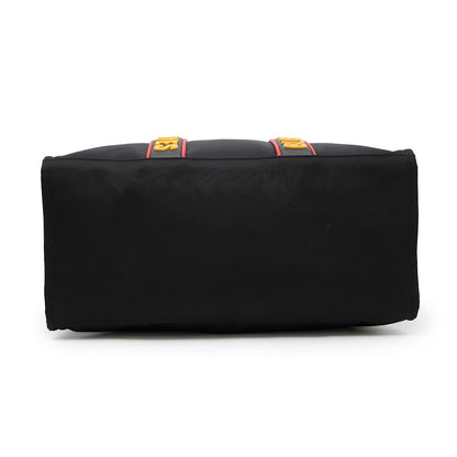 FENDI 2wayTote Bag Black/Khaki7VA390 Nylon Leather
