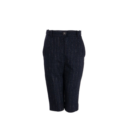 Chanel size 36 Knee-length shorts tweed black