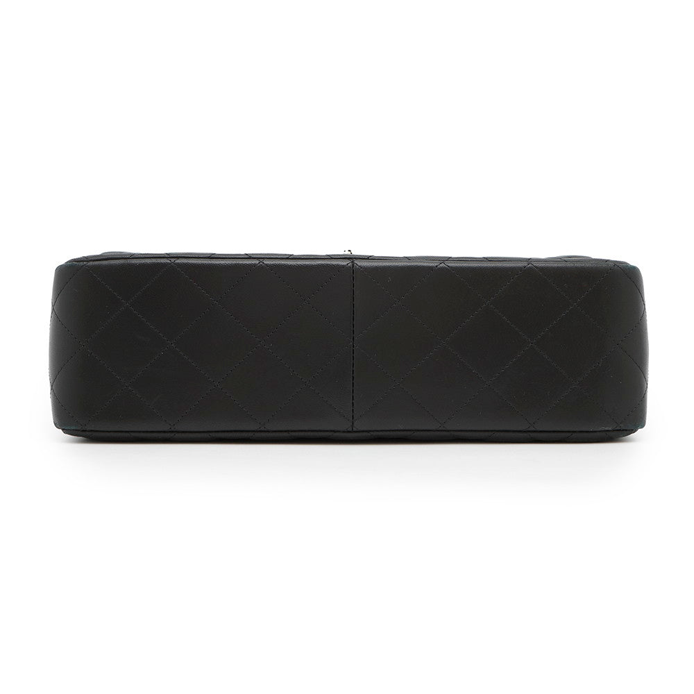 CHANEL Matelasse W Flap ChainShoulder Bag BlackA58600 Lambskin Size 30