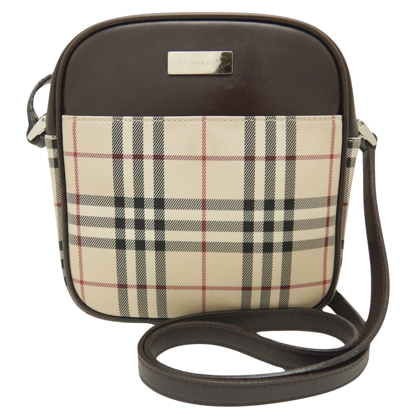 Luxury Burberry Nova Check Shoulder Bag
