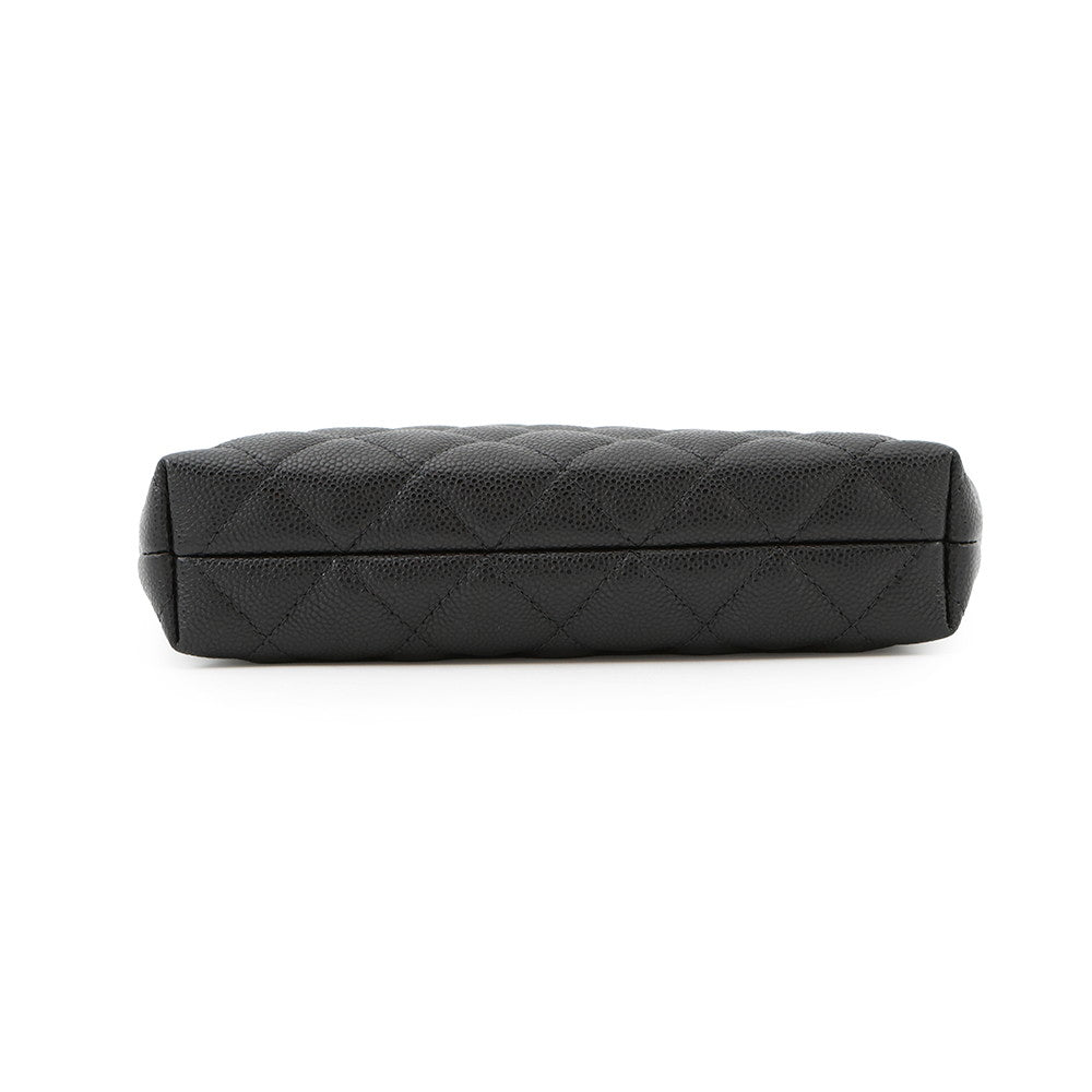 CHANEL Timeless Classics Line ChainClutch Bag BlackAP4423 Caviar Leather