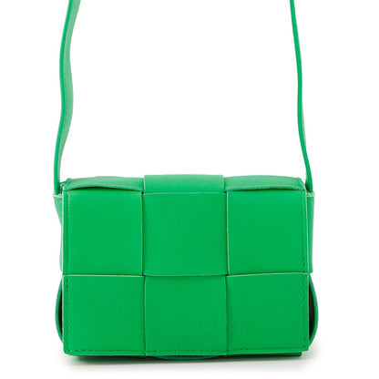 Bottega Veneta Candy Cassette MaxiINTRECCIATO Shoulder Bag Parakeet666688 Lambskin