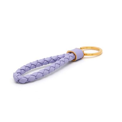 Bottega Veneta INTRECCIATO KEY HOLDER Purple651820 Lamb Leather