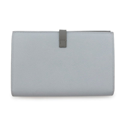 CELINE Multi-function Bifold Wallet Blue/Gray104873 Leather