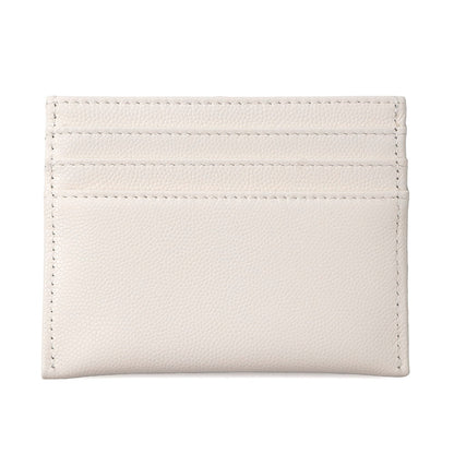 CHANEL CC Logo Card Case 24/25 Year MÃ©tiers d'Art Collection WhiteAP4706 Caviar Leather