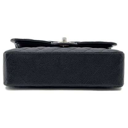 CHANEL Matelasse ChainShoulder Bag BlackA01113 Caviar Leather Size 23