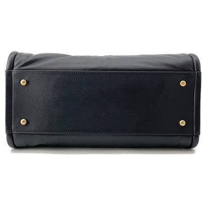 CHANEL Deauville 2-Way Shopping Bag BlackAS3257 Lambskin Size Small