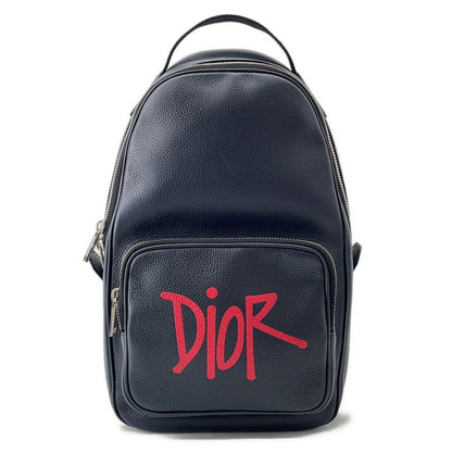 Dior Shawn StÃ¼ssy Collaboration 2020 Cross Body Bag Navy/Black/Red1ESBO013GDS Leather