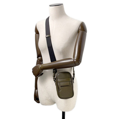 Bottega Veneta Leggero Punching Shoulder Pouch Khaki566214 Leather