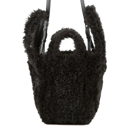 BALENCIAGA Everyday North South Tote Bag Black672793 Boa Leather Size XS