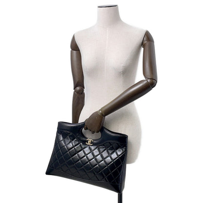 CHANEL CHANEL31 Shopping Bag BlackAS4854 Shiny Lambskin