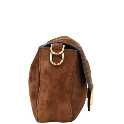 Fendi Suede Baguette Bag
