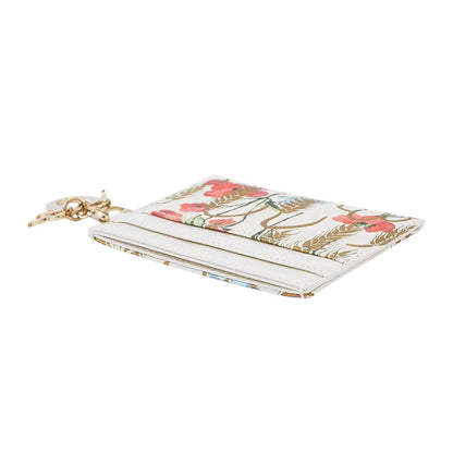 Dior Dior Lucky Lady Dior Freesia Card Holder White/Multicolor Leather