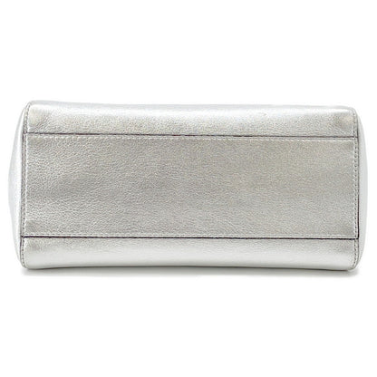 FENDI Peekaboo 2WAYBag Silver8BN244 Leather Size Mini