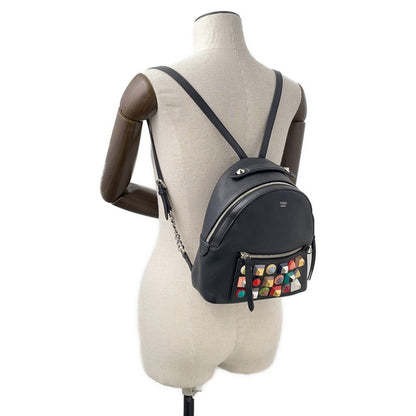 FENDI By the Way Backpack Black8BZ038 Leather
