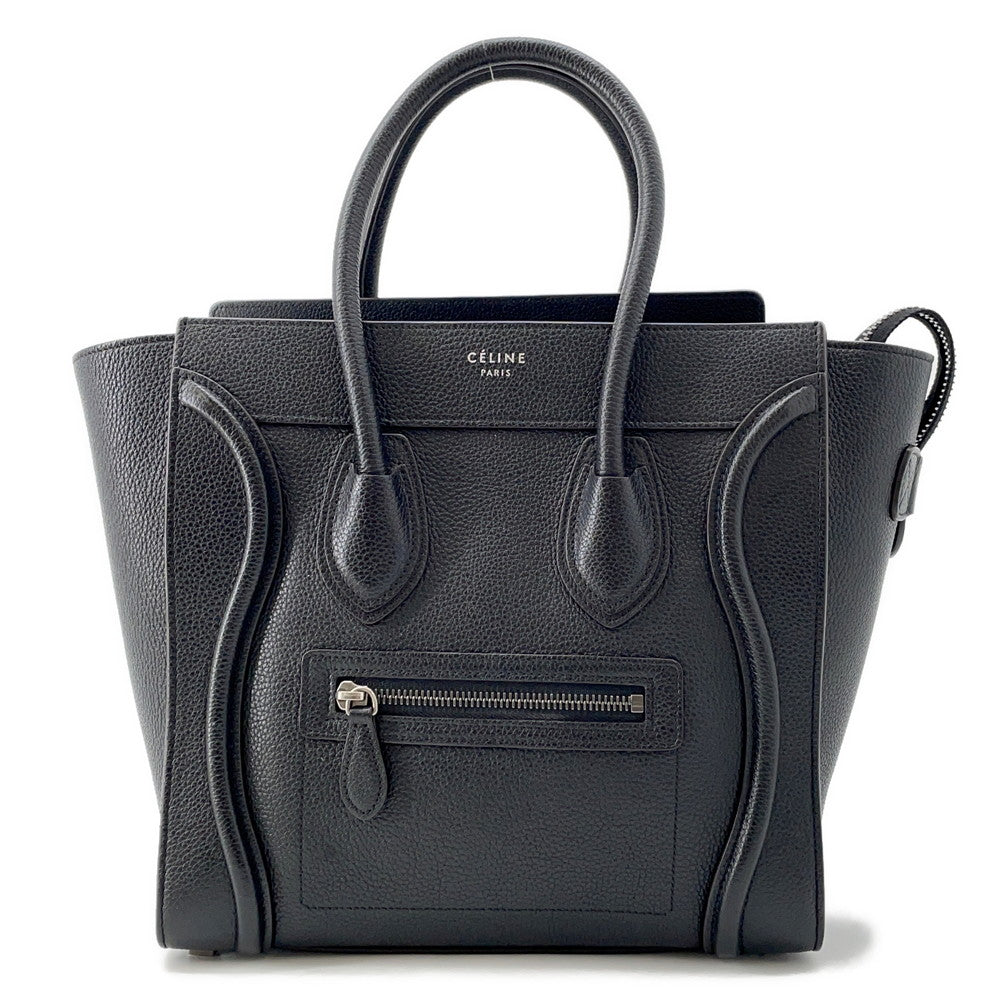 CELINE Luggage shopper Black167793 Leather Size micro