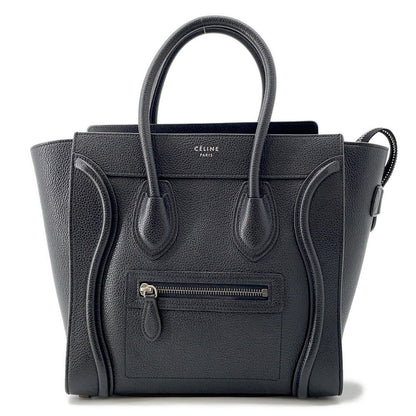 CELINE Luggage shopper Black167793 Leather Size micro