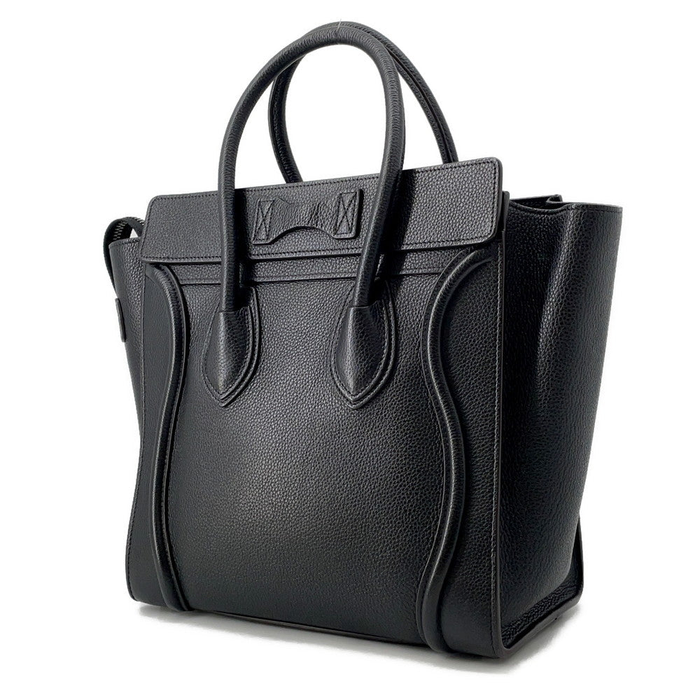 CELINE Luggage shopper Black167793 Leather Size micro