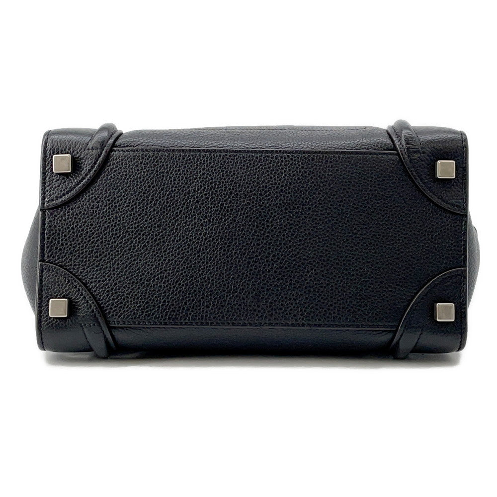 CELINE Luggage shopper Black167793 Leather Size micro