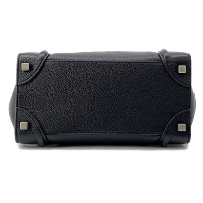 CELINE Luggage shopper Black167793 Leather Size micro