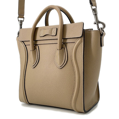 CELINE Luggage shopper Beige189243 Leather Size Nano