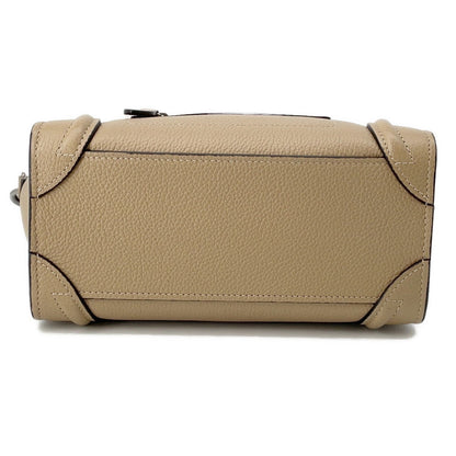 CELINE Luggage shopper Beige189243 Leather Size Nano