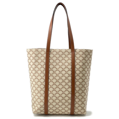 CELINE museum bag Natural/Tan194542 TriompheCanvas Leather