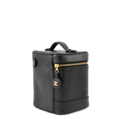 CHANEL Vanity bag BlackA01998 Caviar Leather