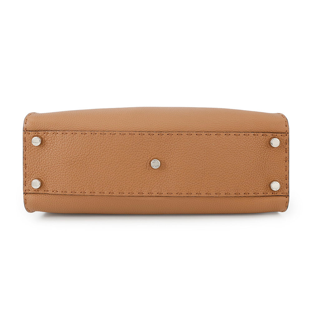 FENDI Selleria Peekaboo Brown8BN226 Leather Size regular