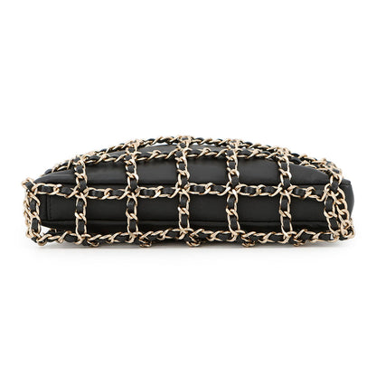 CHANEL Cruise Collection 2WAY Chain Shoulder Bag BlackAS1622 Lambskin