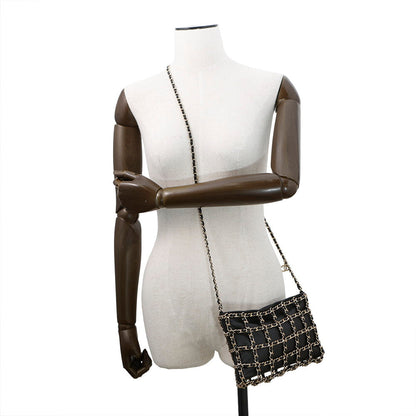 CHANEL Cruise Collection 2WAY Chain Shoulder Bag BlackAS1622 Lambskin