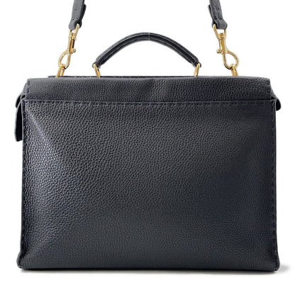 FENDI Peekaboo Selleria Fit Bugs Eye Monster Black7VA406 Leather