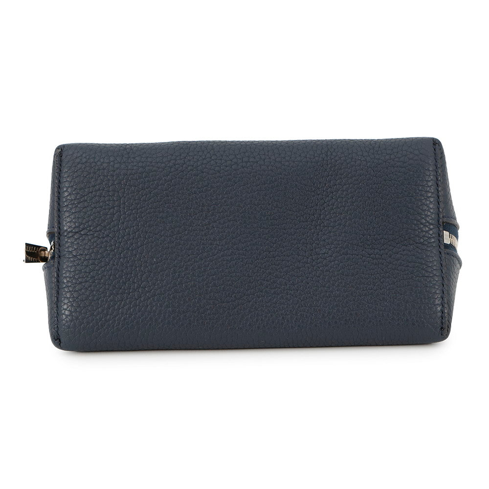 CELINE Cosmetic pouch Navy101533NFL Leather