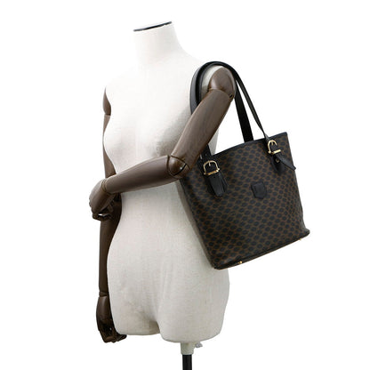 CELINE Macadam Tote Black PVC Leather