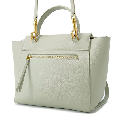CELINE Belt bag Light Green Leather Size micro