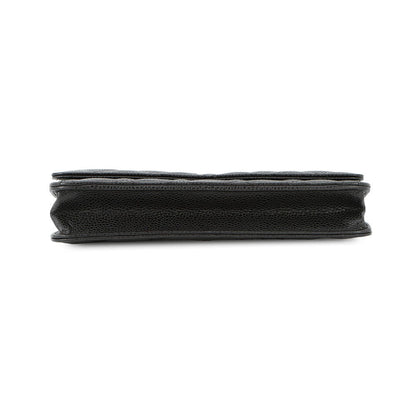 CHANEL Matelasse Chain wallet BlackAP0250 Caviar Leather