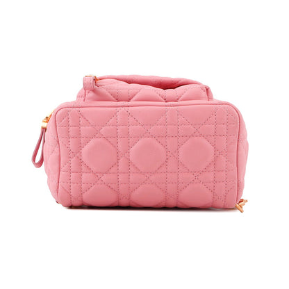 Dior Cannage Backpack PinkM9222UNGF Leather Size Mini