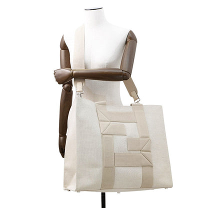 FENDI Shopping bag Beige7VA558 Canvas