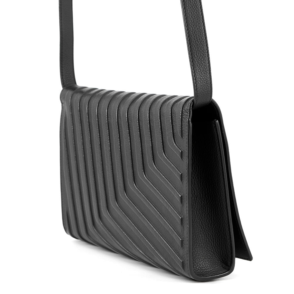 BALENCIAGA Calf Wrap Shoulder Bag Black679465 Leather