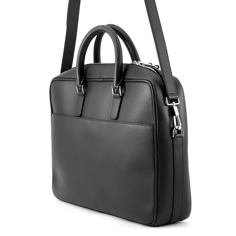BURBERRY Briefcase Dark Navy8094243 Leather