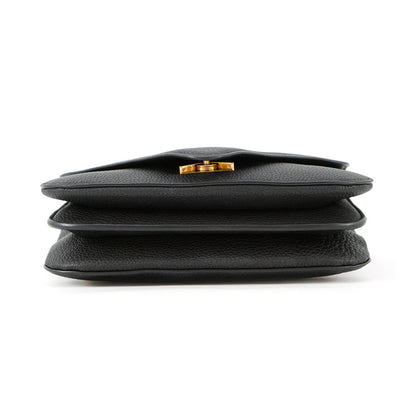 Bottega Veneta Mount Envelope Shoulder Bag Black667399 Leather