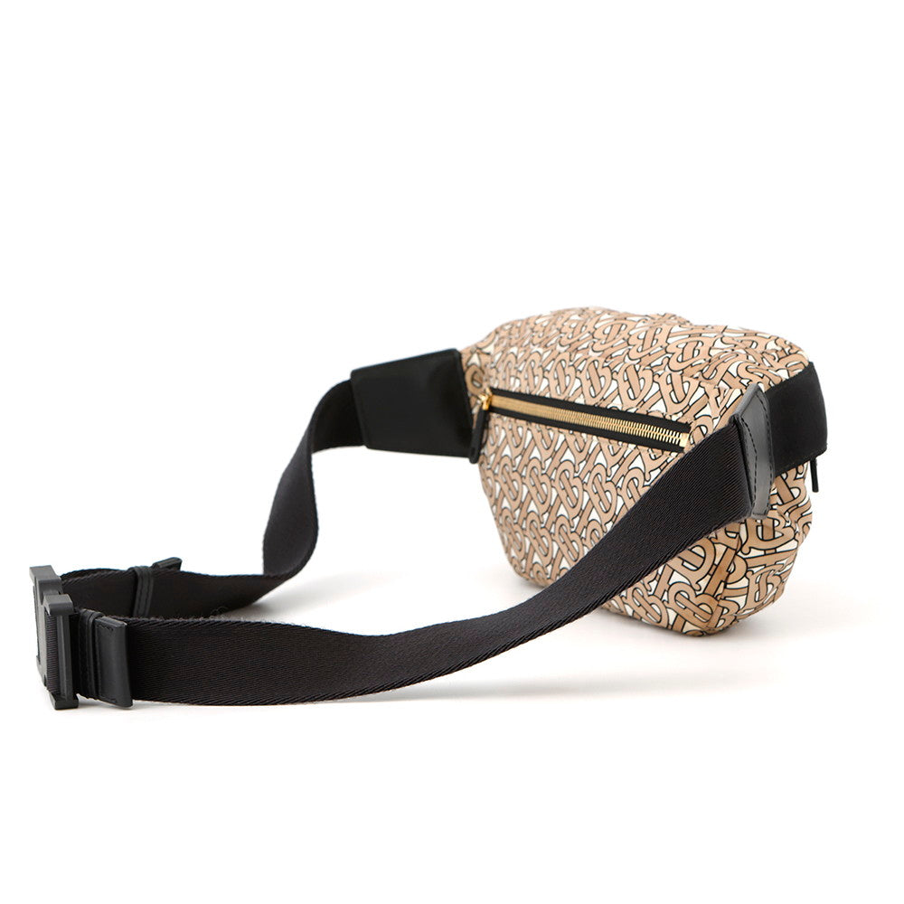 BURBERRY TBMonogram Waist Bag Beige/Black8011615 Nylon
