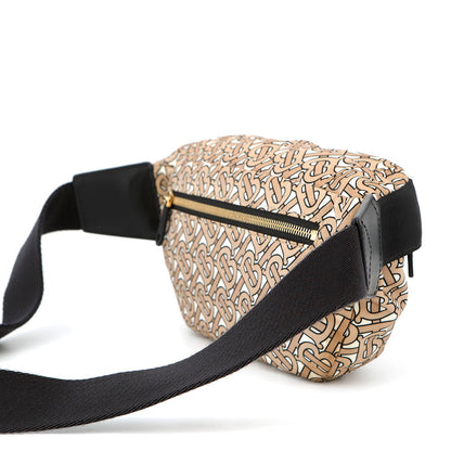BURBERRY TBMonogram Waist Bag Beige/Black8011615 Nylon