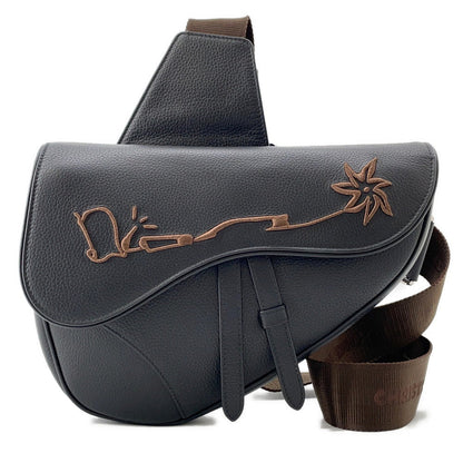 Dior Diorx Cactus Jack Saddlebag Black1ADPO093SOT Leather