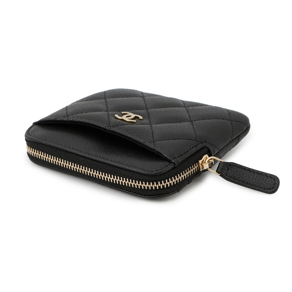 CHANEL Matelasse Coin purse BlackAP2061 Caviar Leather