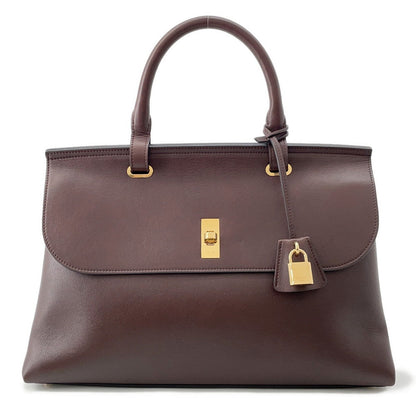 CELINE Occur 16 (Case) Soft Handbag Hickory120443GIM.19IK Leather Size Medium