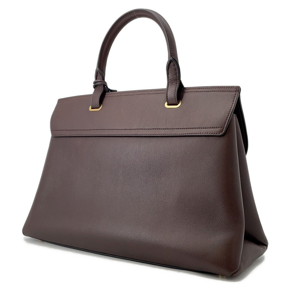 CELINE Occur 16 (Case) Soft Handbag Hickory120443GIM.19IK Leather Size Medium