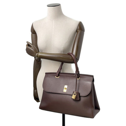CELINE Occur 16 (Case) Soft Handbag Hickory120443GIM.19IK Leather Size Medium