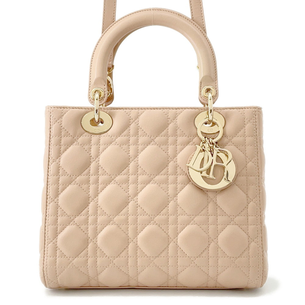 Dior Lady Dior Jasmin FlowerCAL44550 Lambskin Size Medium